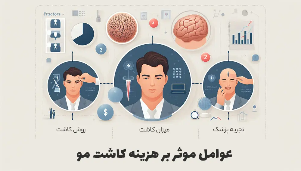 هزینه کاشت مو به چی بستگی دارد؟